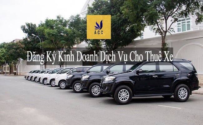 Đăng ký kinh doanh dịch vụ cho thuê xe