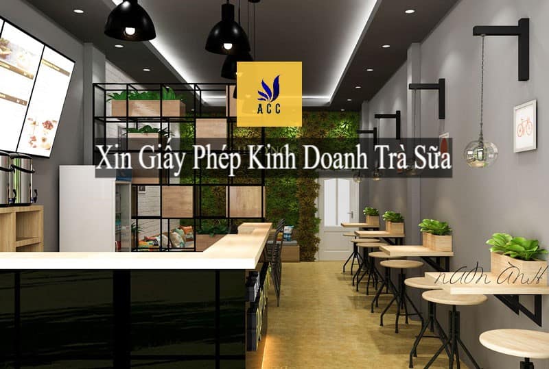 Xin giấy phép kinh doanh trà sữa