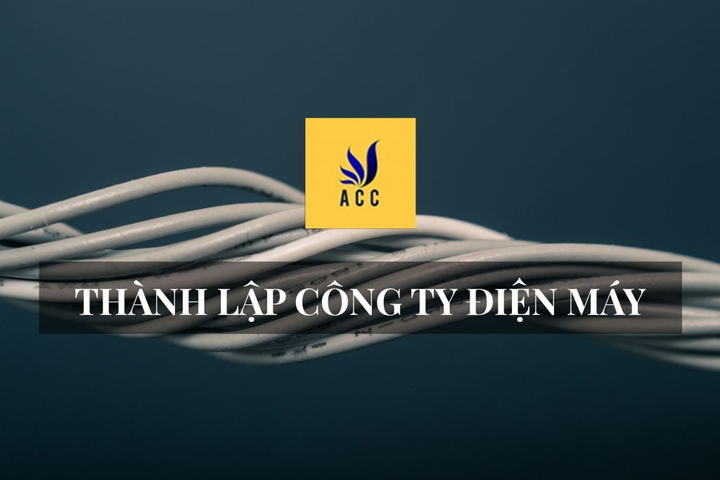 thành lập công ty điện máy
