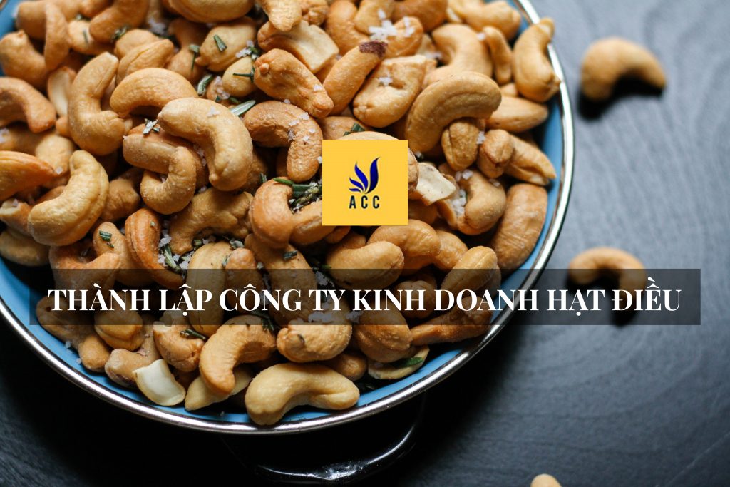 thành lập công ty hạt điều