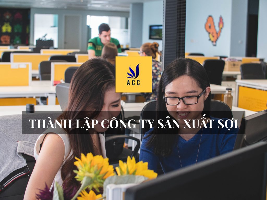 Thành lập công ty sản xuất sợi.