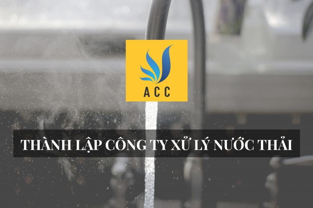Thành lập công ty xử lý nước thải