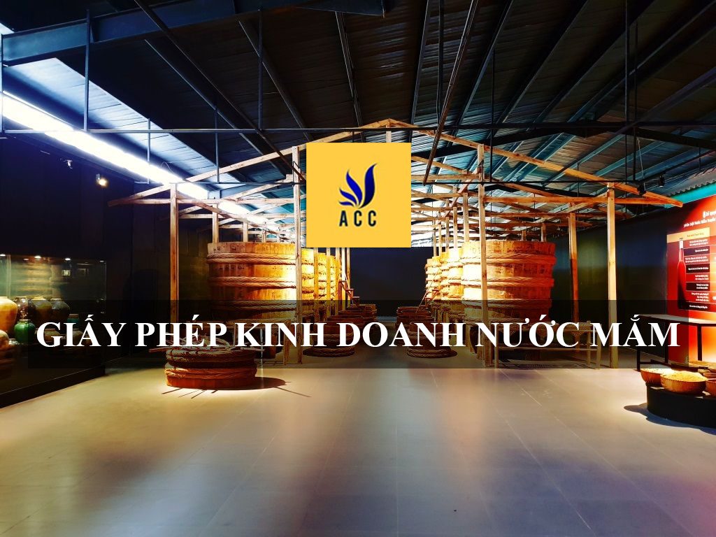 Giấy phép kinh doanh nước mắm