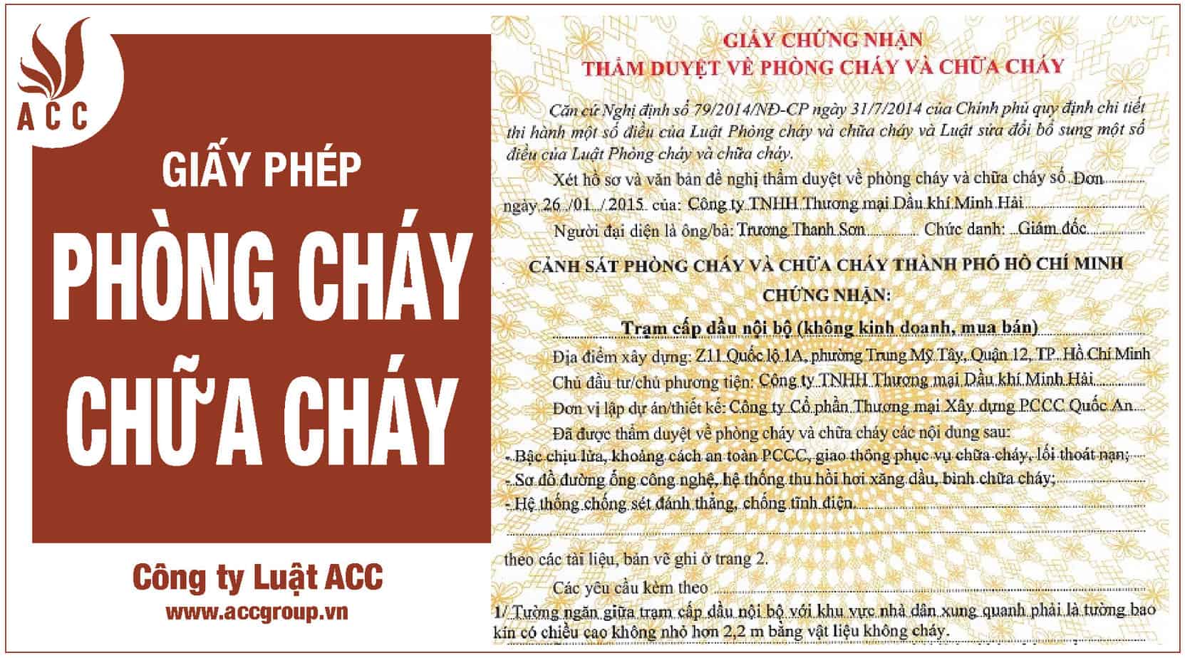 Giấy phép phòng cháy chữa cháy