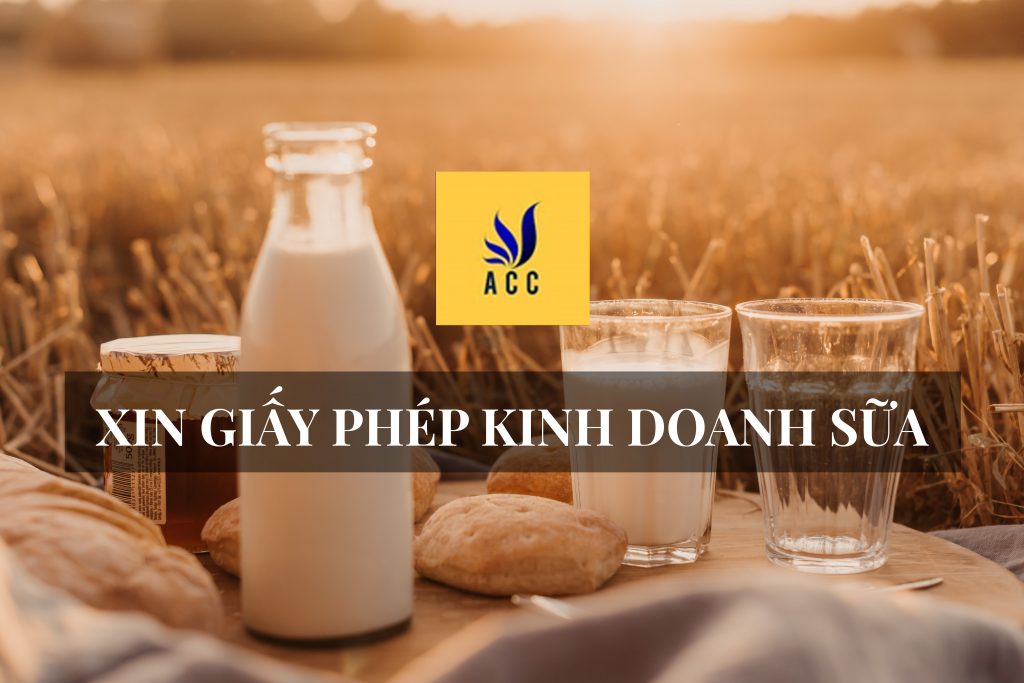 Giấy phép kinh doanh sữa