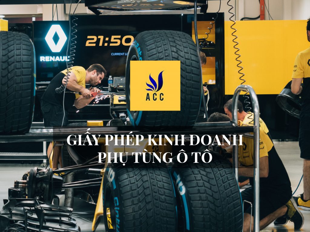 giấy phép kinh doanh phụ tùng ô tô