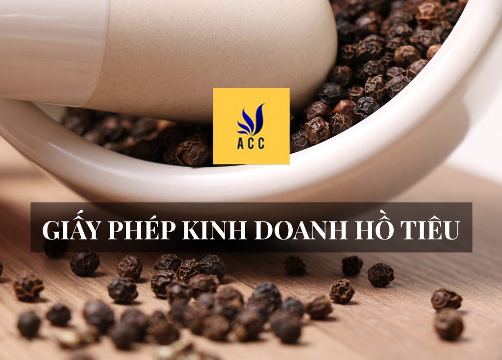 Giấy phép kinh doanh hồ tiêu
