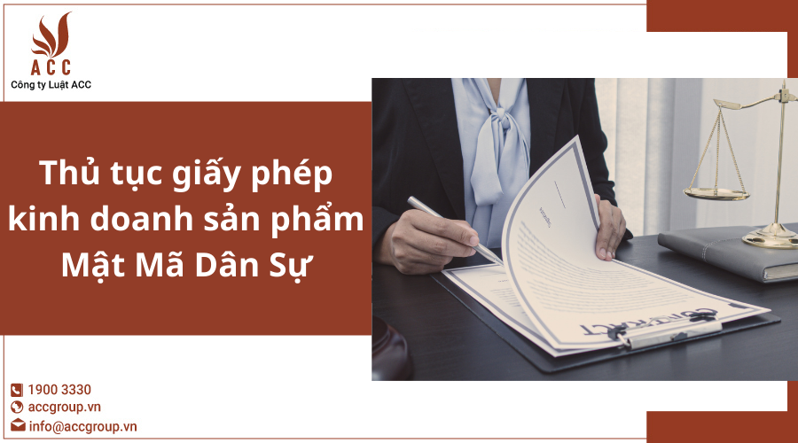 giấy phép kinh doanh sản phẩm mật mã dân sự