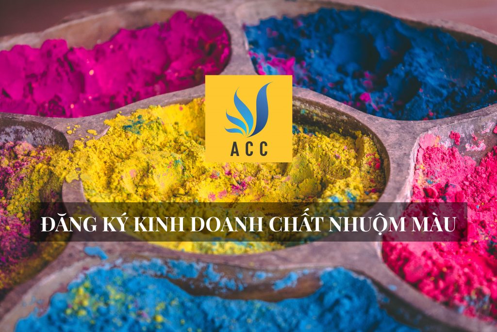 Đăng ký kinh doanh chất nhuộm màu
