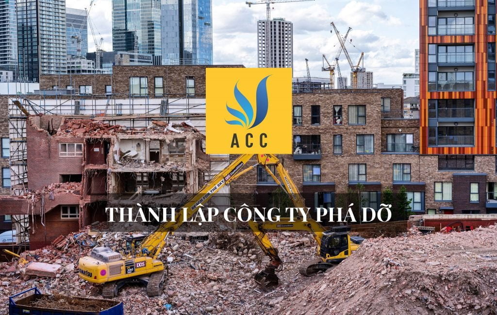 thành lập công ty phá dỡ