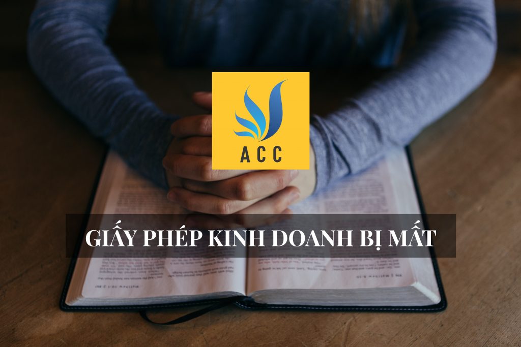 giấy phép kinh doanh bị mất