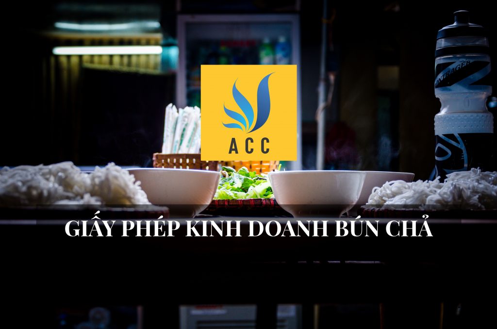 Giấy phép kinh doanh quán bún chả