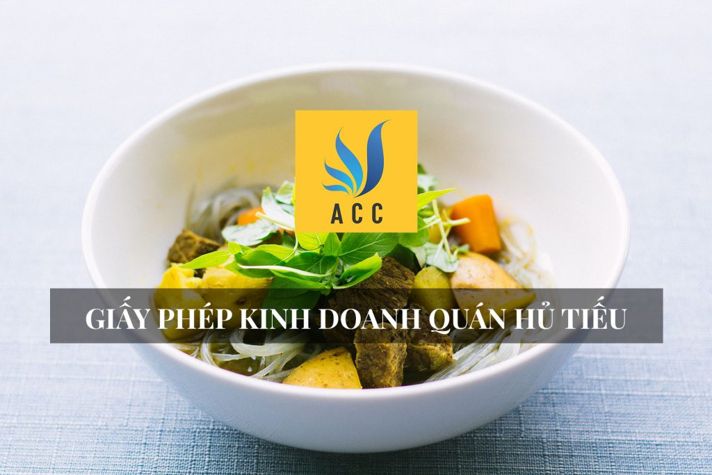 Giấy phép kinh doanh quán hủ tiếu