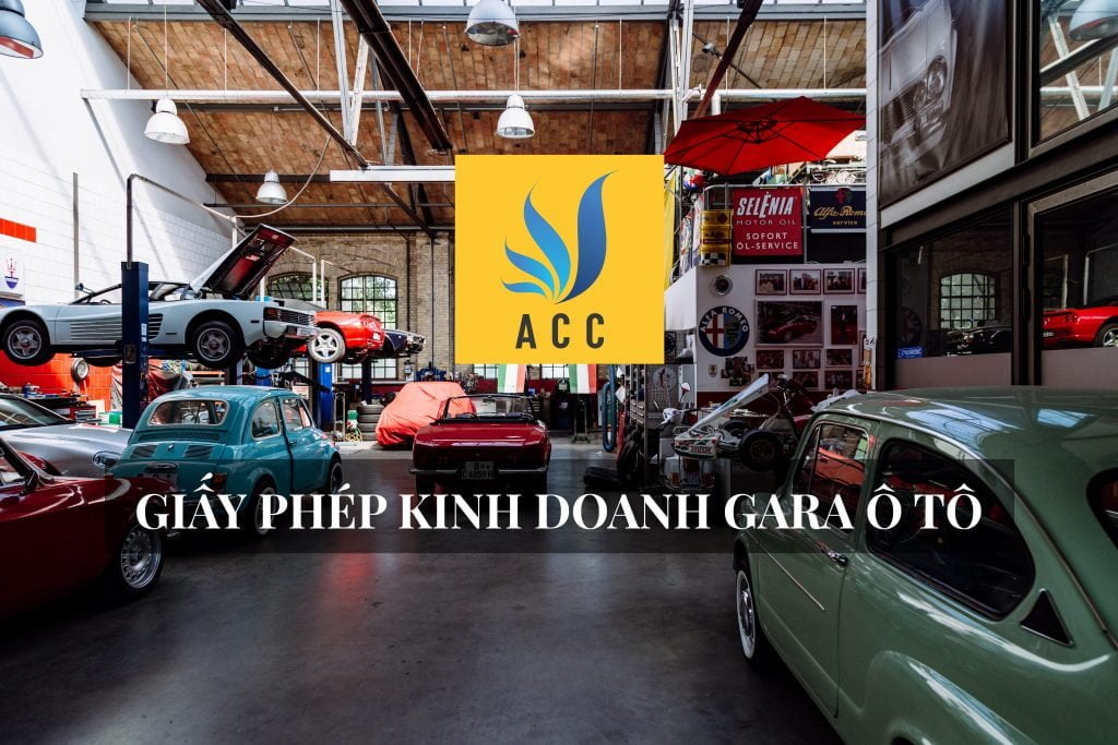 Giấy phép kinh doanh gara ô tô