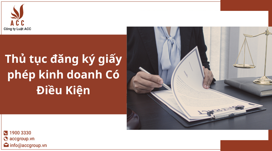 giấy phép kinh doanh có điều kiện