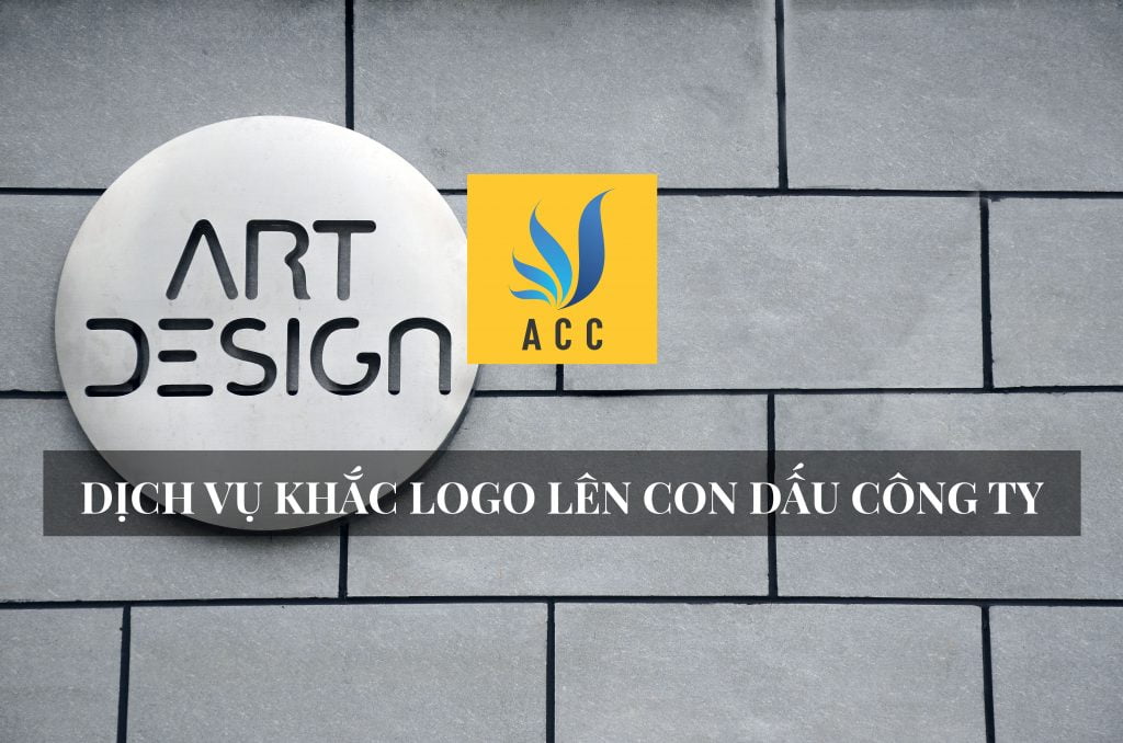 Khắc logo lên con dấu công ty
