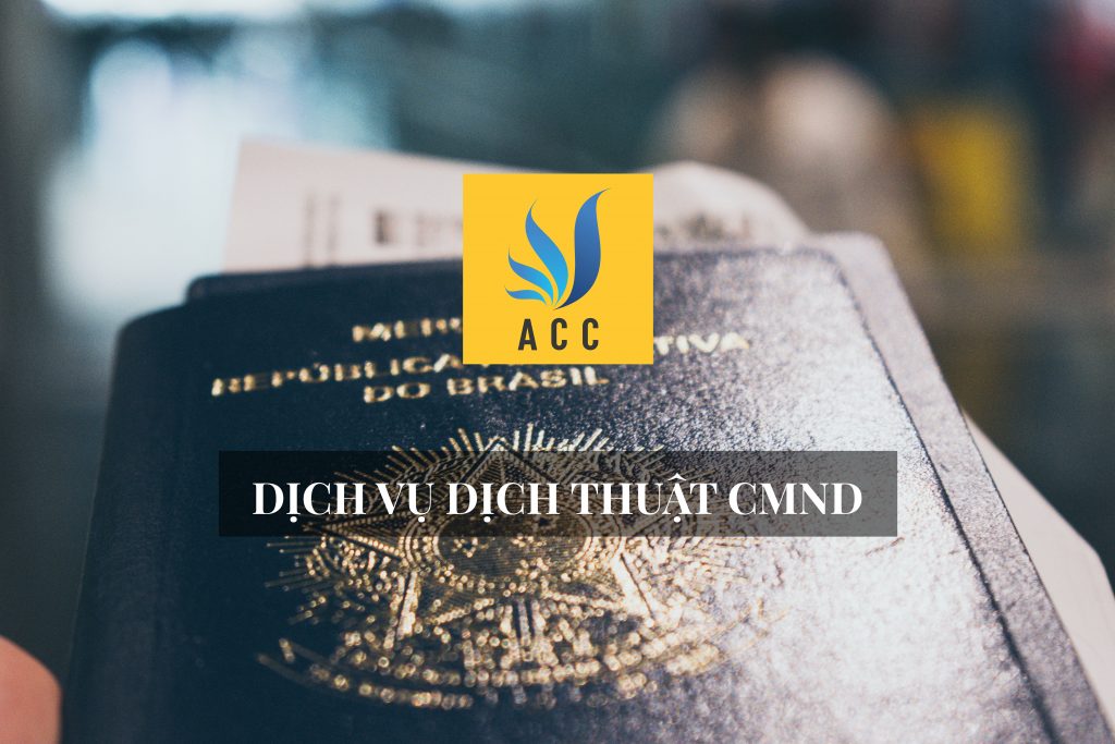 Dịch vụ dịch thuật chứng minh nhân dân