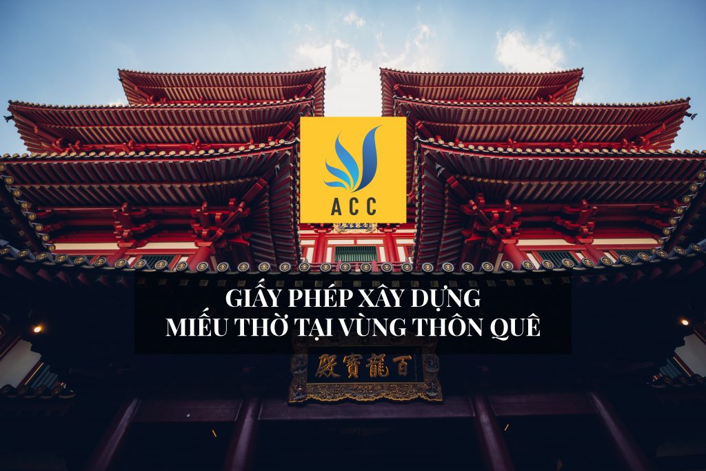 Thủ tục xin giấy phép xây dựng miếu thờ tại vùng thôn quê