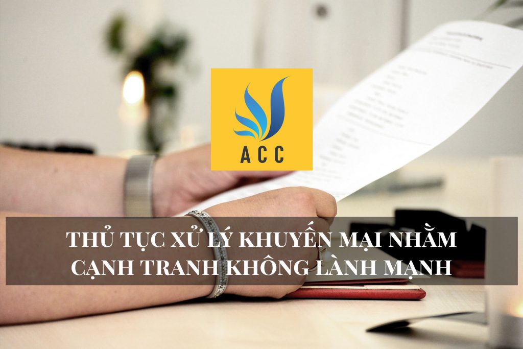 Thủ tục xử lý khuyến mại nhằm cạnh tranh không lành mạnh