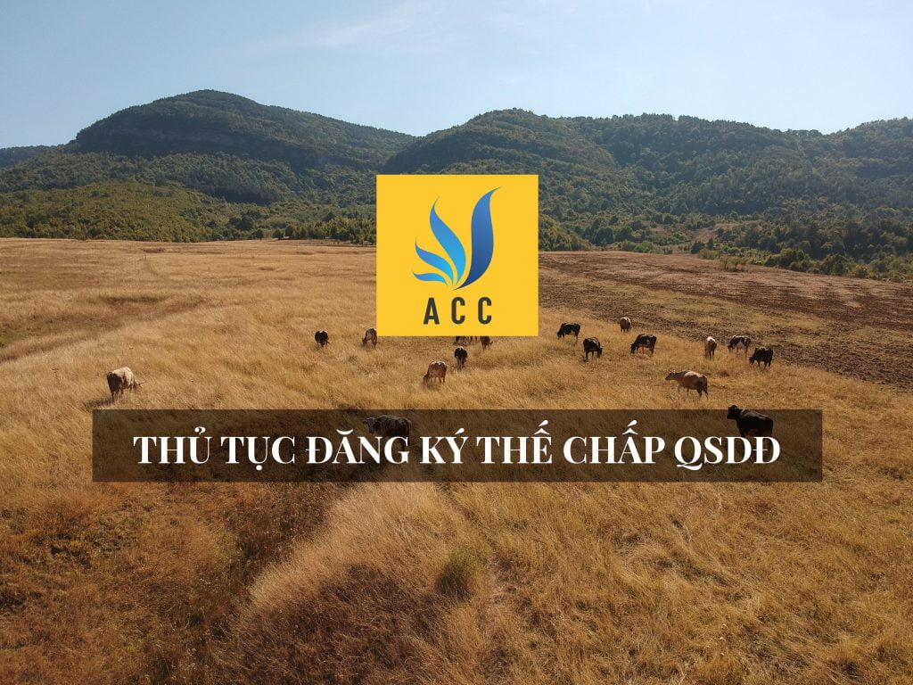Thủ tục đăng ký thế chấp quyền sử dụng đất