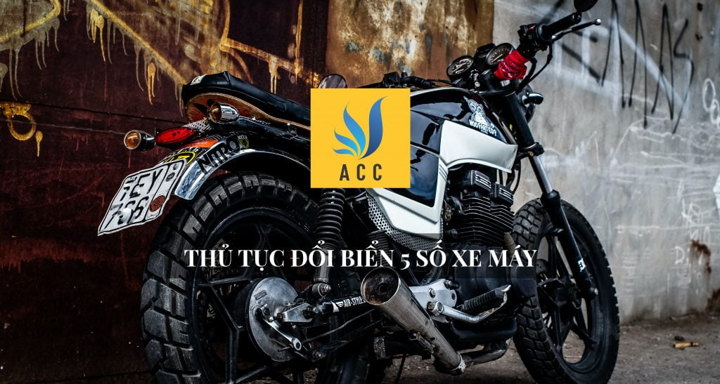 Thủ tục đổi biển 5 số xe máy