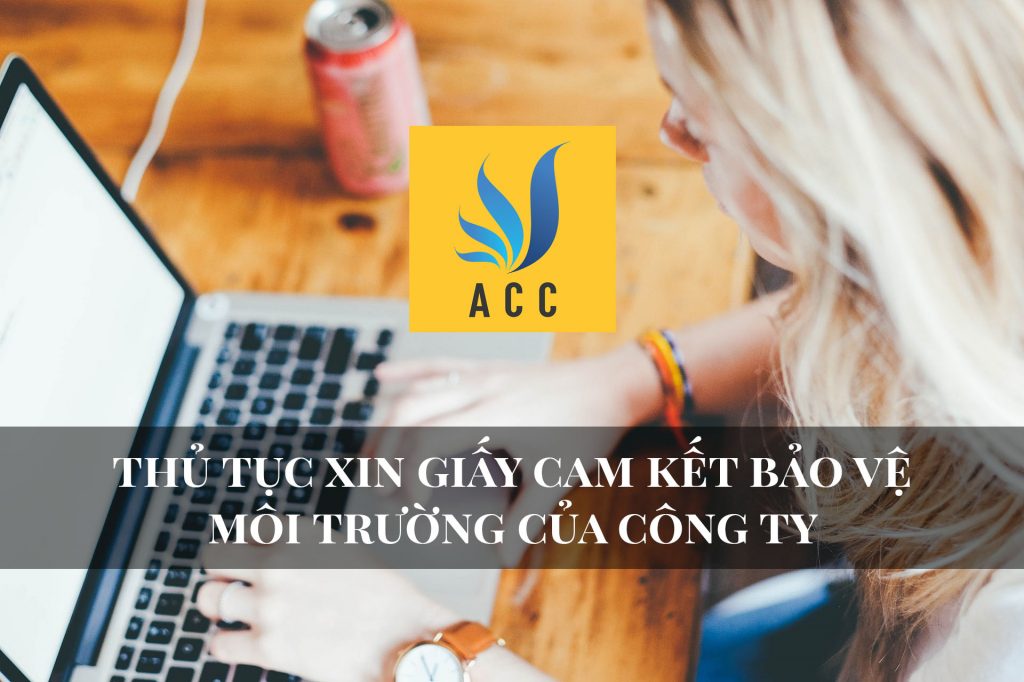 Thủ tục xin giấy cam kết bảo vệ môi trường của công ty.