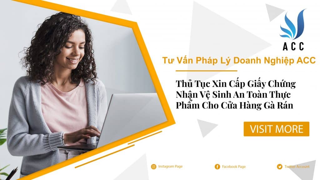 Thủ Tục Xin Cấp Giấy Chứng Nhận VSATTP Cho Cửa Hàng Gà Rán