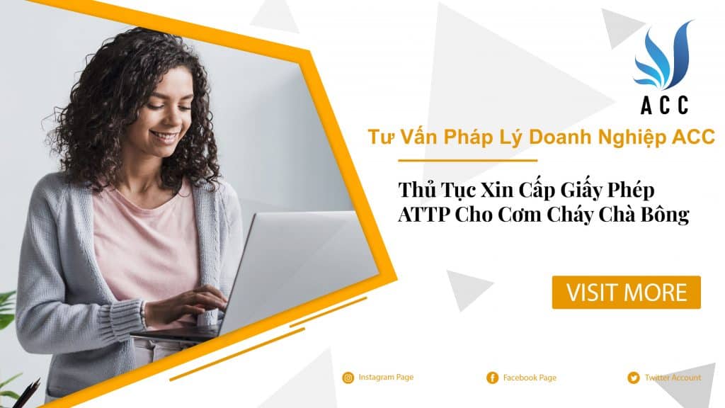 Thủ Tục Xin Cấp Giấy Phép ATTP Cho Cơm Cháy Chà