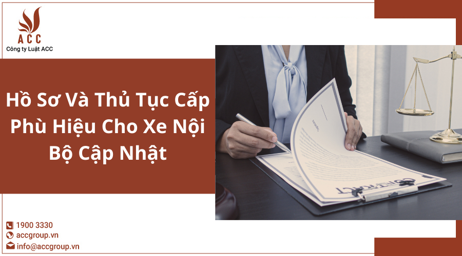 cấp phù hiệu cho xe nội bộ