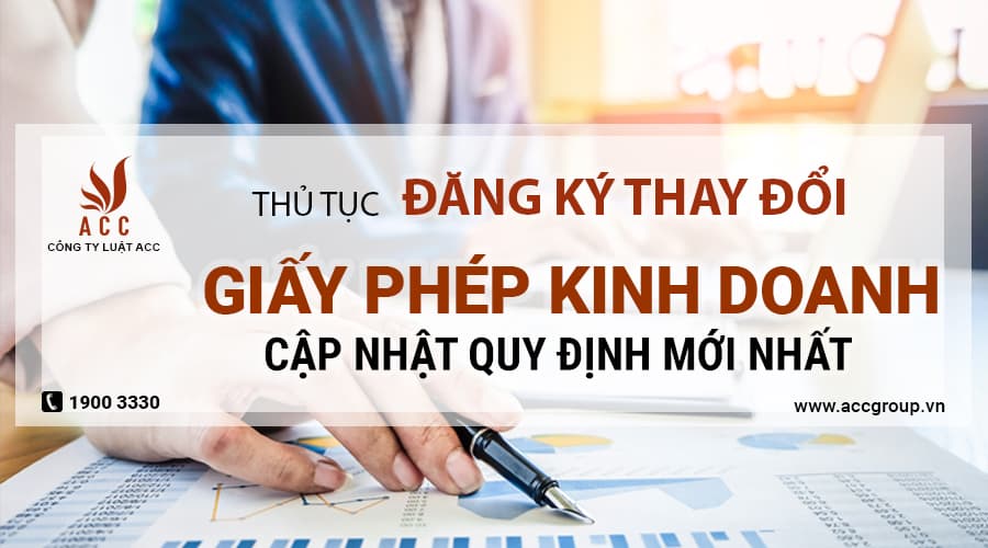 Thay đổi giấy phép kinh doanh cửa hàng