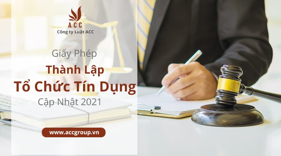 giấy phép thành lập tổ chức tín dụng