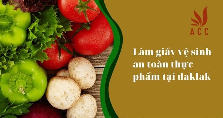 làm giấy vệ sinh an toàn thực phẩm tại daklak