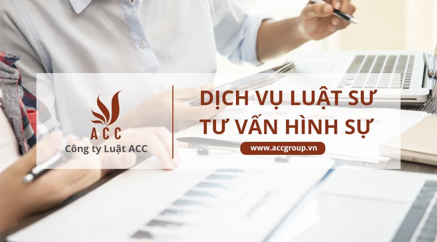 Dịch vụ luật sư tư vấn hình sự