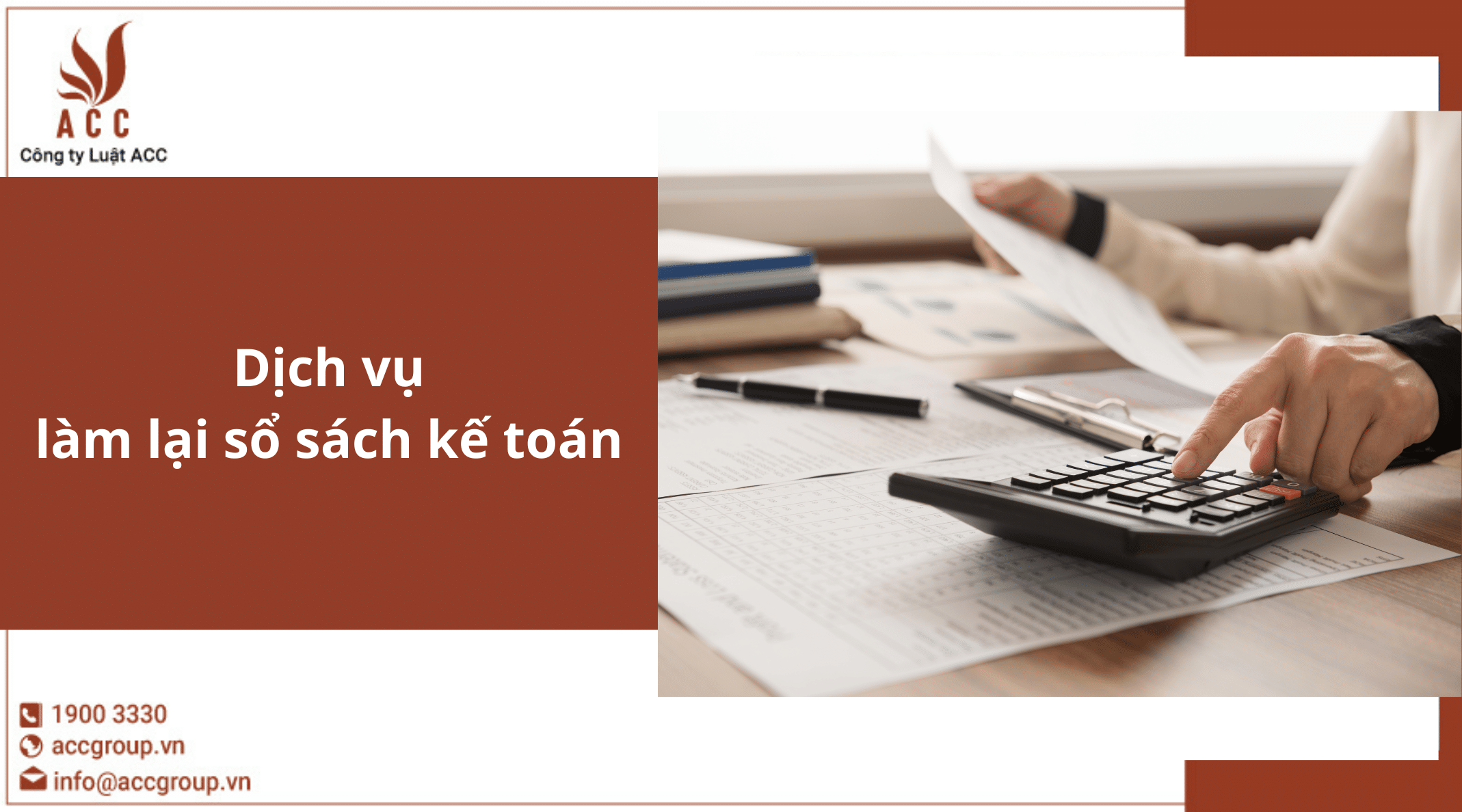 Dịch vụ làm lại sổ sách kế toán