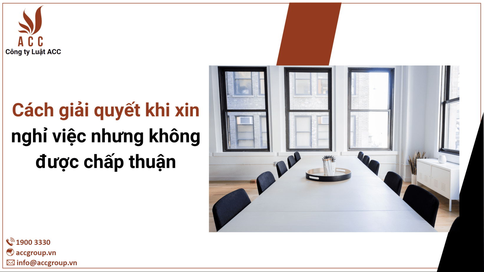 Cách giải quyết khi Xin nghỉ việc nhưng không được chấp thuận