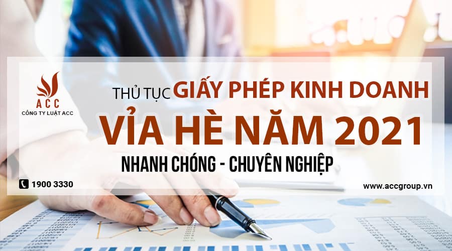 Thủ tục xin giấy phép kinh doanh vỉa hè