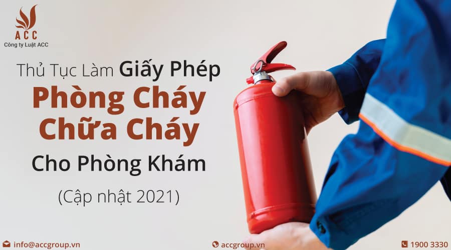 Giấy Phép Phòng Cháy Chữa Cháy Cho Phòng Khám