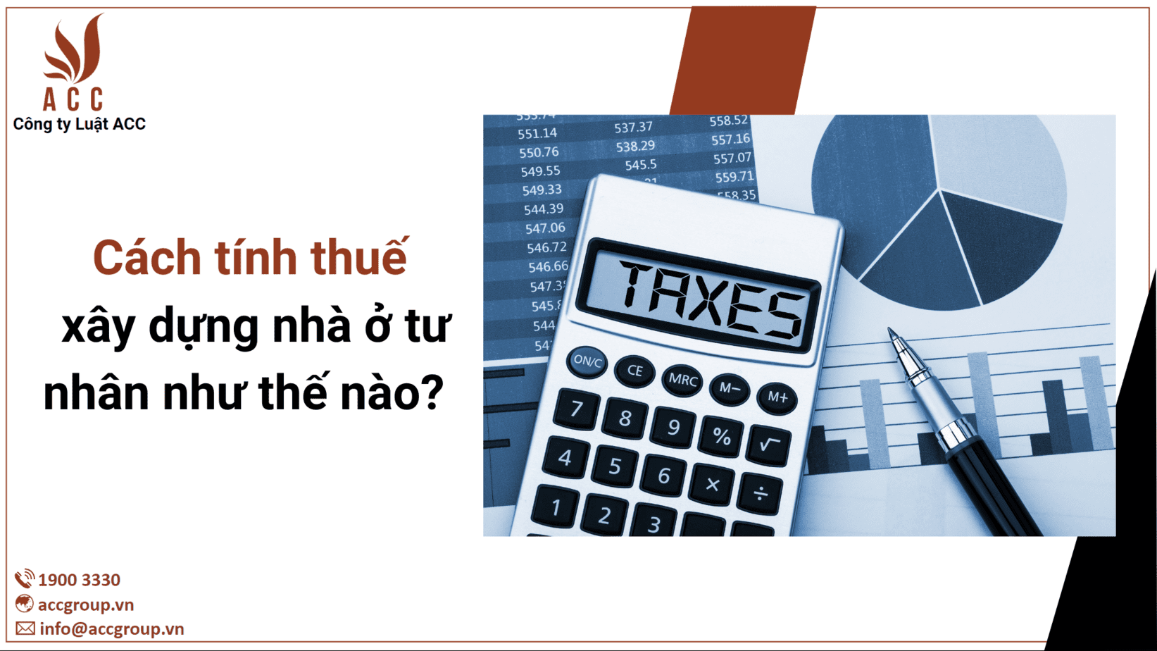 Cách tính thuế xây dựng nhà ở tư nhân như thế nào? 