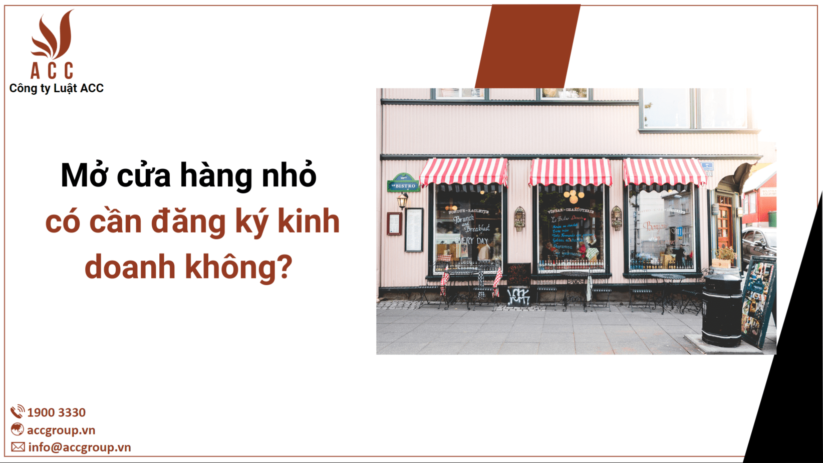 Mở cửa hàng nhỏ có cần đăng ký kinh doanh không? 