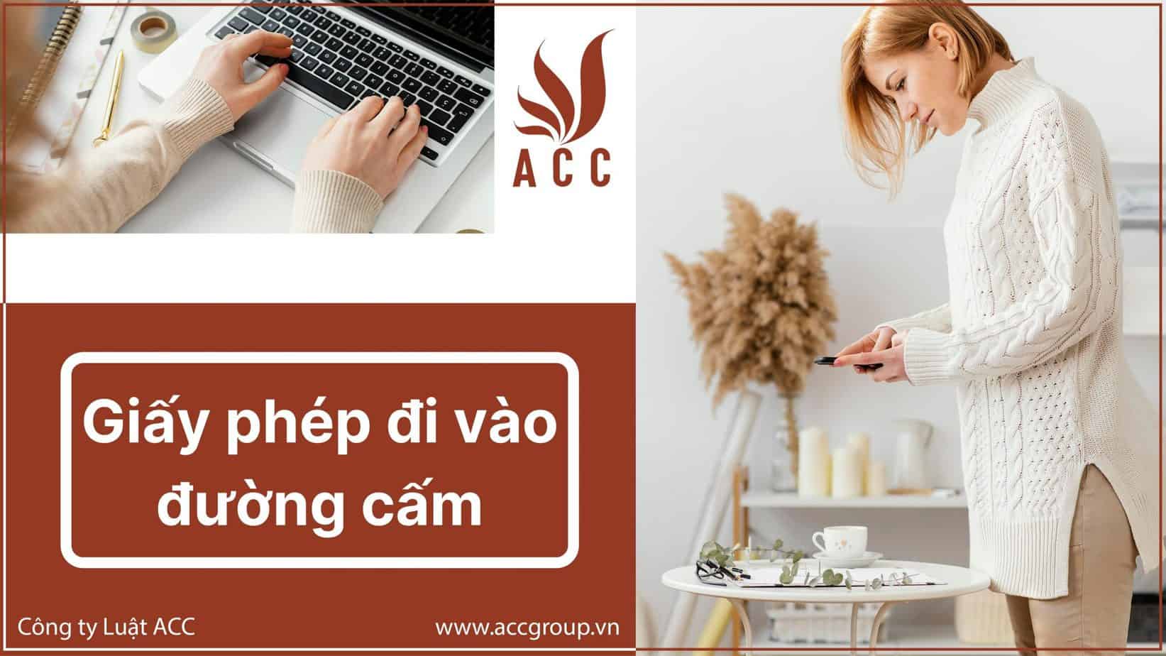 giấy phép đi vào đường cấm