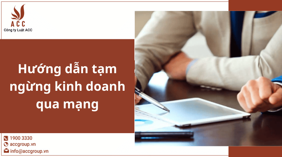 Huong Dan Tam Ngung Kinh Doanh Qua Mang