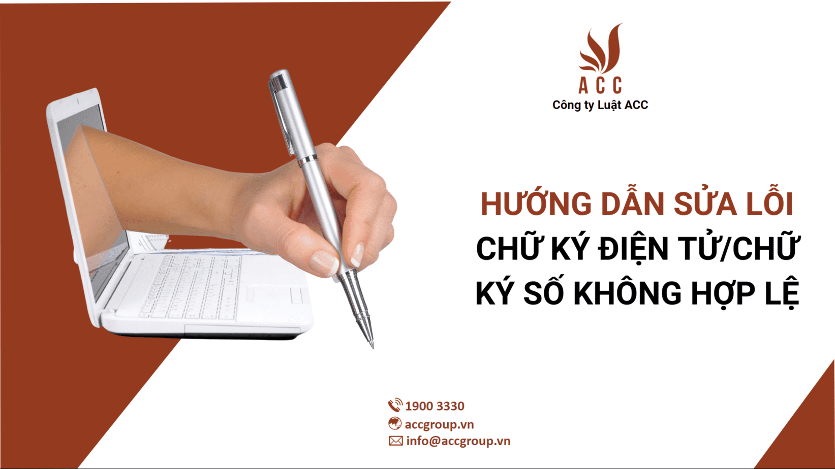 Hướng dẫn sửa lỗi chữ ký điện tử/ chữ ký số không hợp lệ