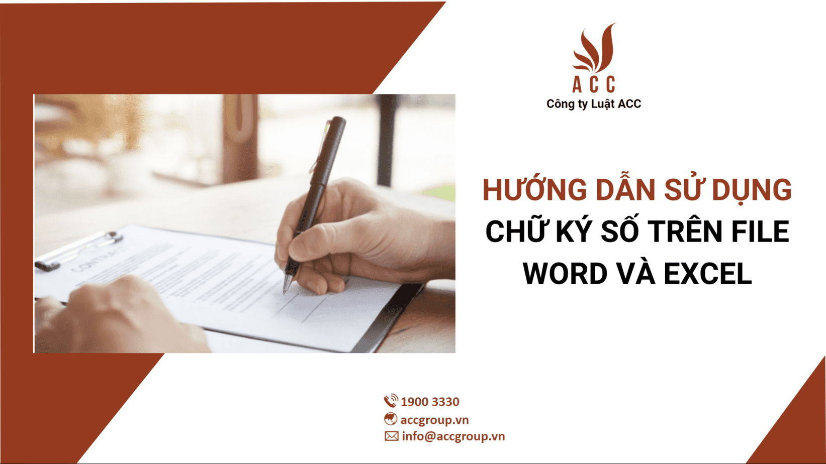 HƯỚNG DẪN SỬ DỤNG CHỮ KÝ SỐ TRÊN FILE WORD VÀ EXCEL