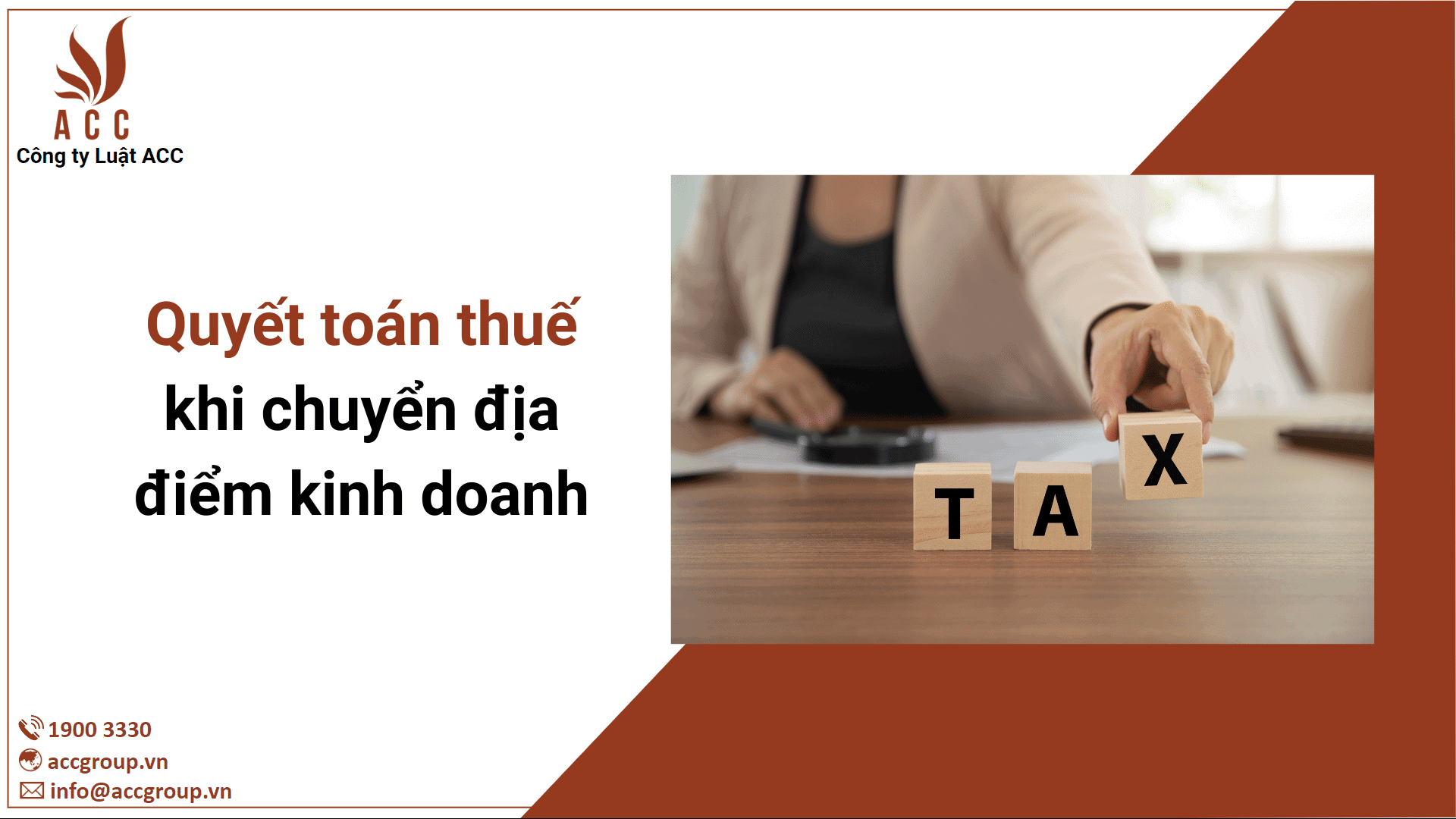 Quyết toán thuế khi chuyển địa điểm kinh doanh