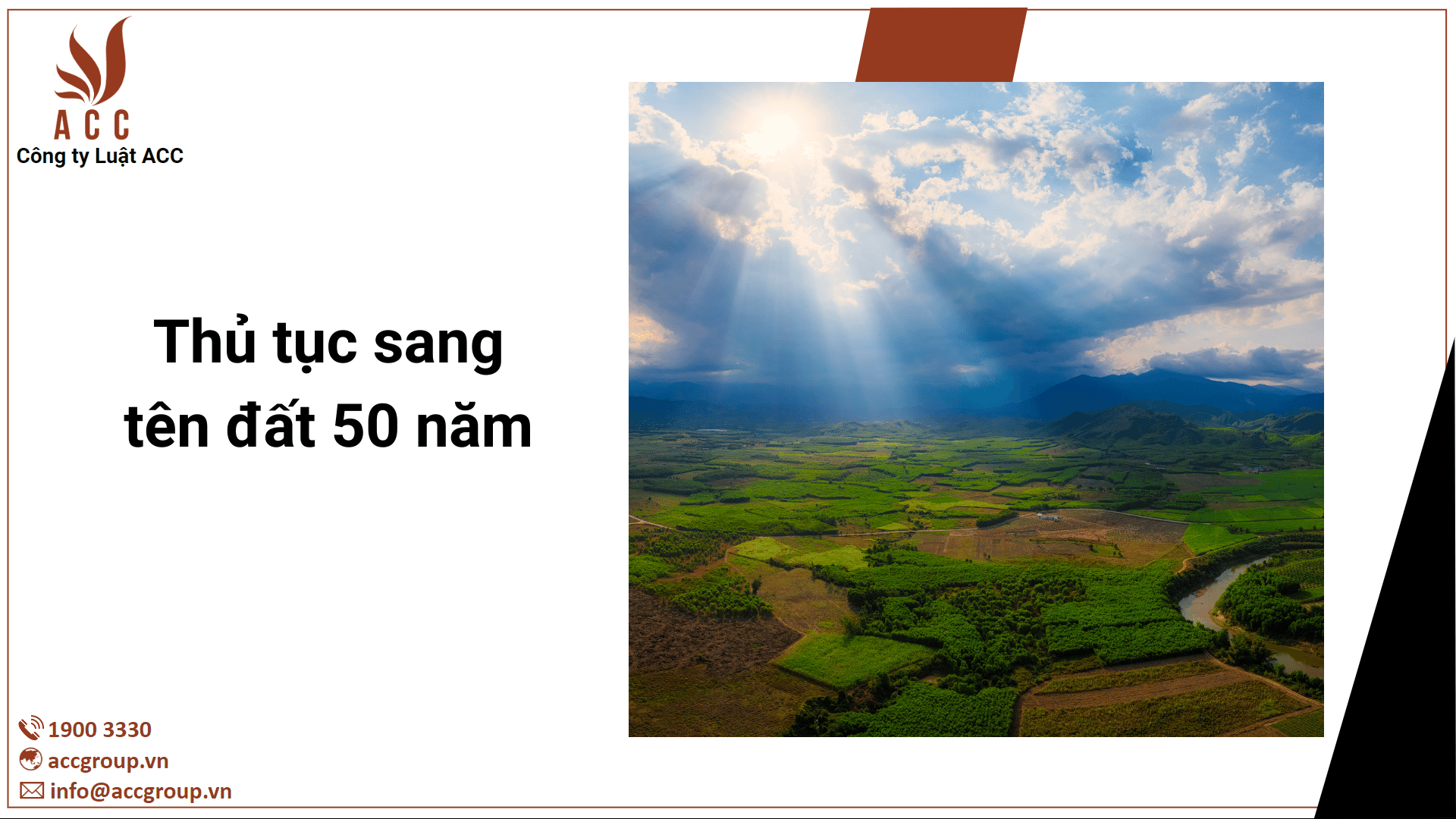 Thủ tục sang tên đất 50 năm