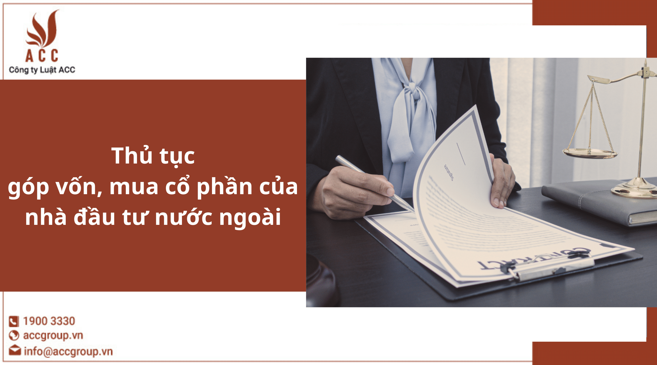 Thủ tục góp vốn, mua cổ phần của nhà đầu tư nước ngoài