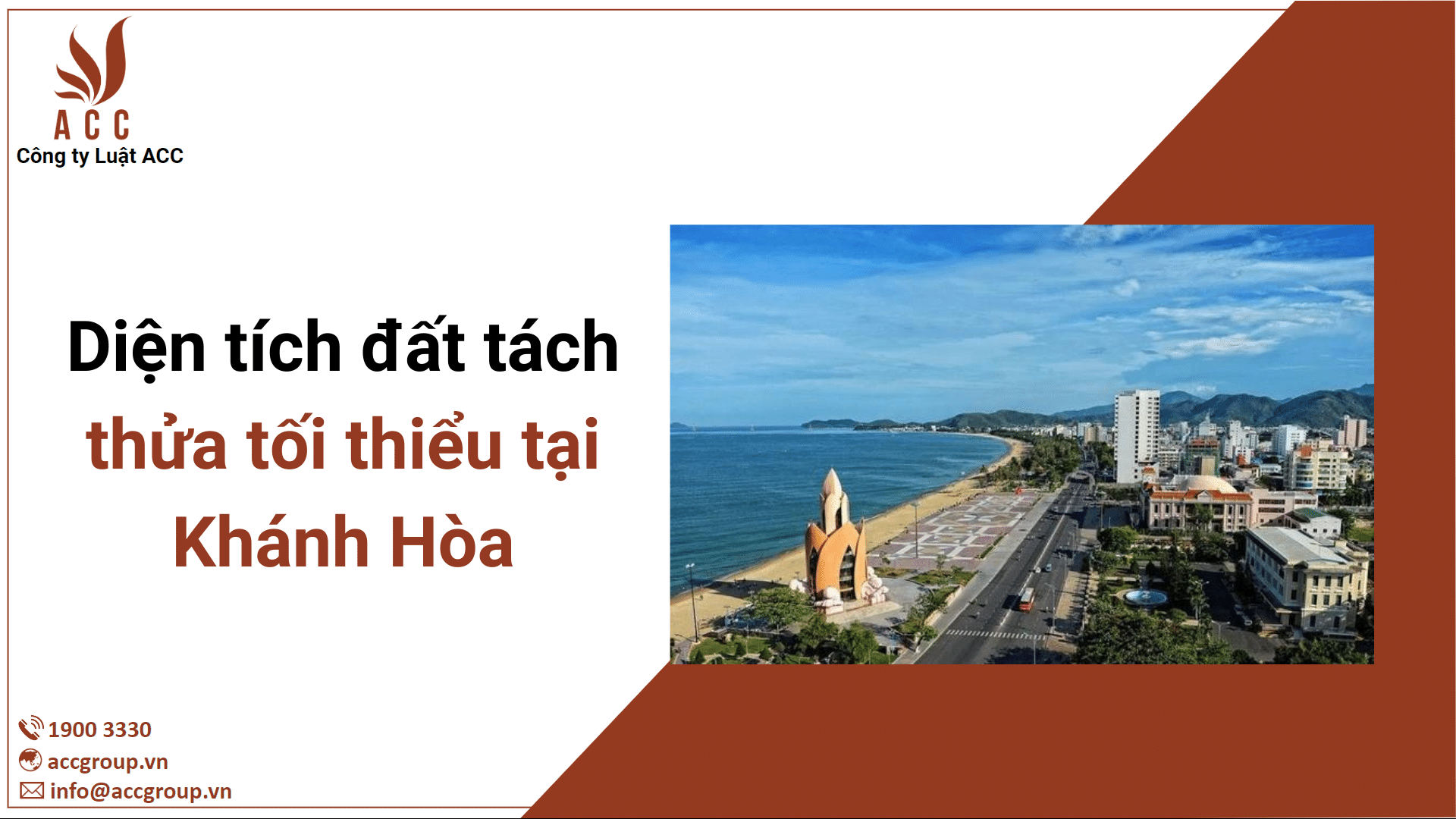 Diện tích đất tách thửa tối thiểu tại Khánh Hòa