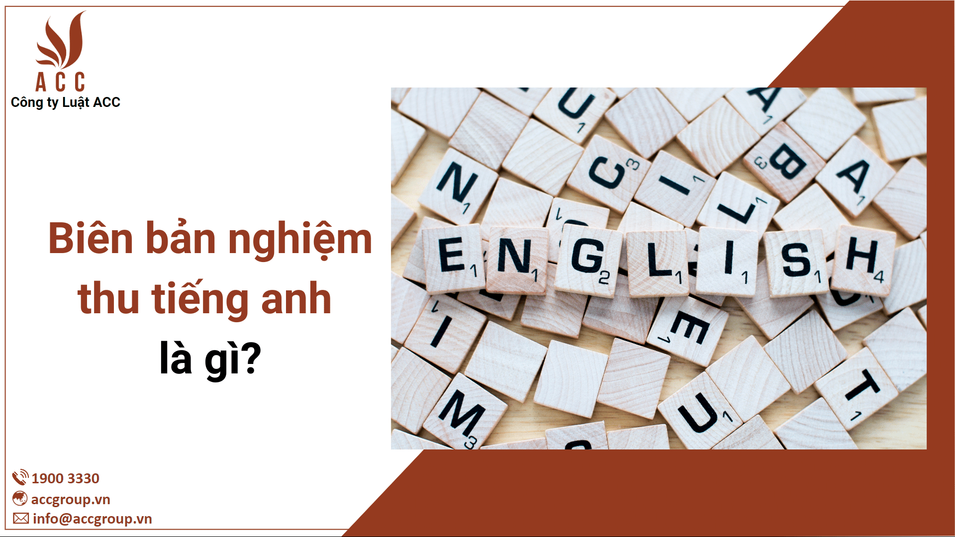 Biên bản nghiệm thu tiếng anh là gì?