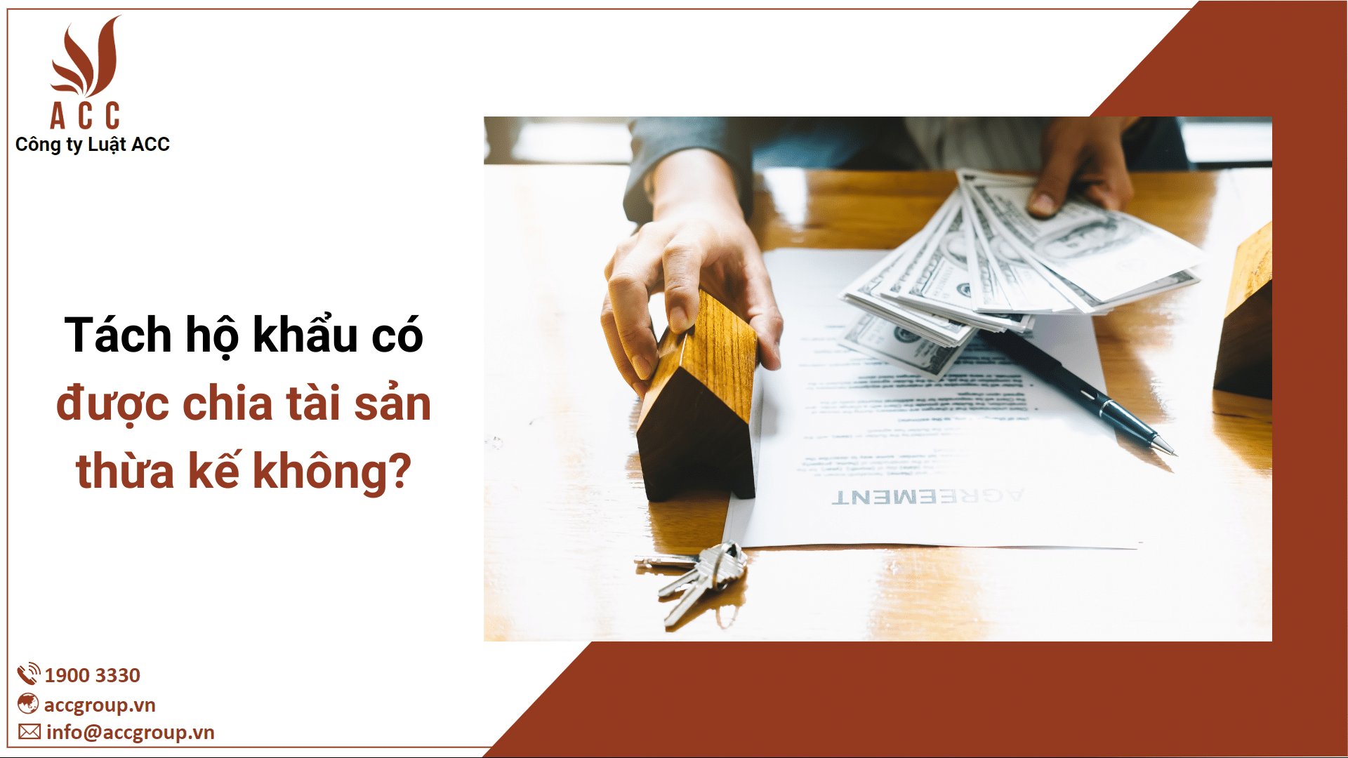 Tách hộ khẩu có được chia tài sản thừa kế không?