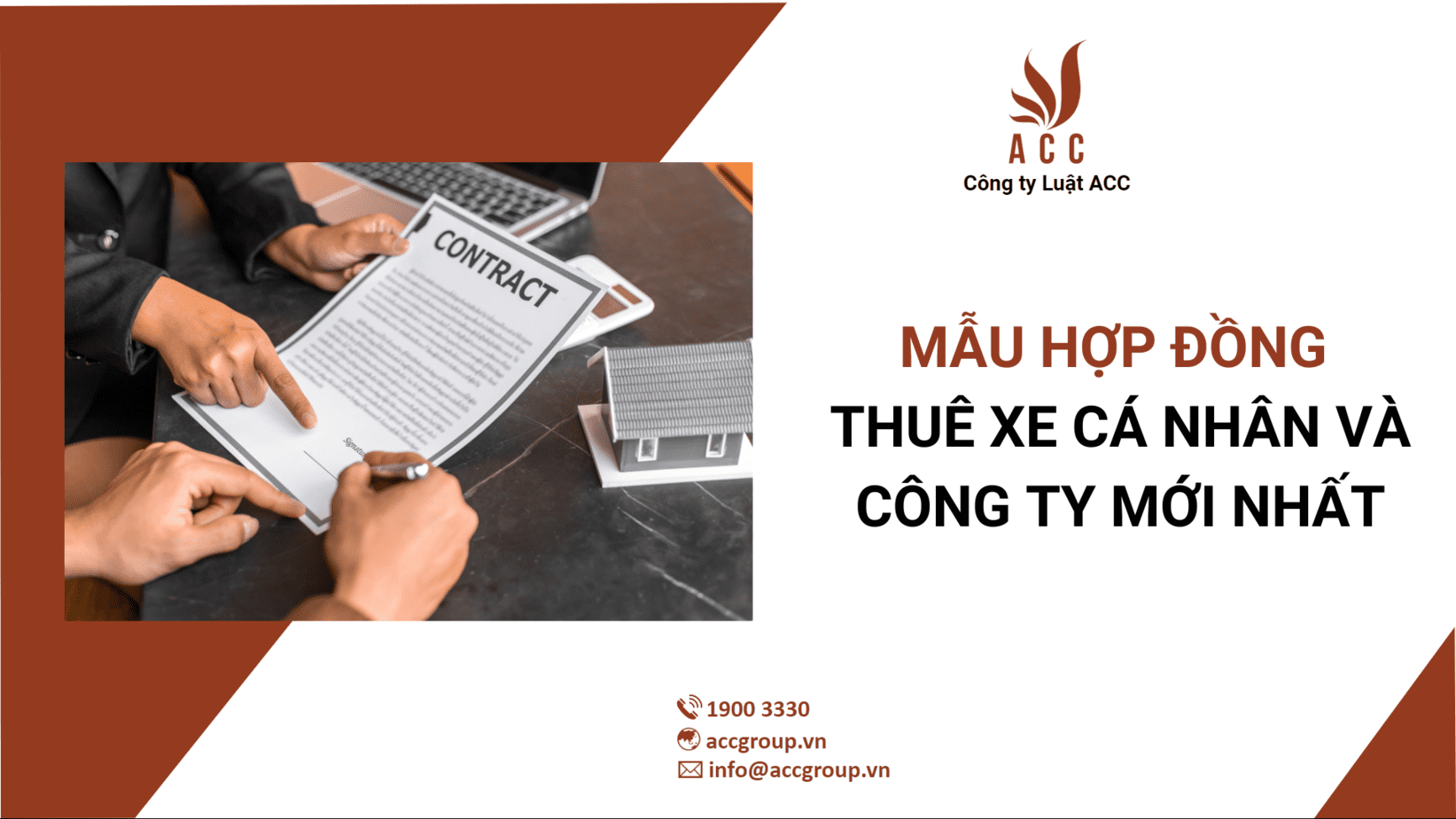 Mẫu Hợp đồng thuê xe cá nhân và công ty mới nhất